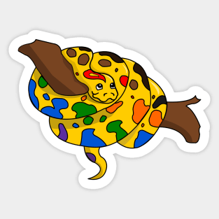 Pride Python Sticker